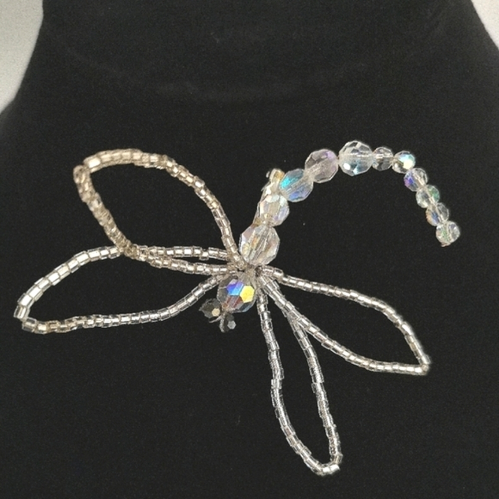 Dragonfly  brooch pin In Swarovski Crystal 🆕